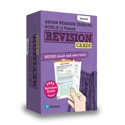 Pearson REVISE Edexcel GCSE French Revision Cards (with free online Revision Guide) - 2023 and 2024 exams