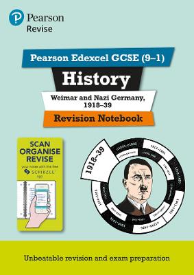 Pearson REVISE Edexcel GCSE History Weimar & Nazi Germany Revision Notebook - 2023 and 2024 exams