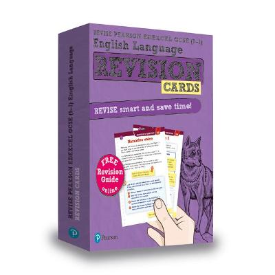 Pearson REVISE Edexcel GCSE English Language Revision Cards (with free online Revision Guide) - 2023 and 2024 exams
