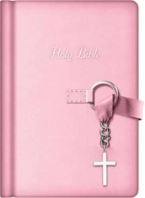 NKJV, Simply Charming Bible, Hardcover, Pink