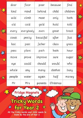 Fridge Magnets - Tricky Words for Year 2