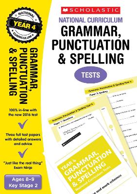 National Curriculum Grammar, Punctuation & Spelling. Tests