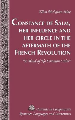 Constance de Salm, Her Influence and Her Circle in the Aftermath of the French Revolution