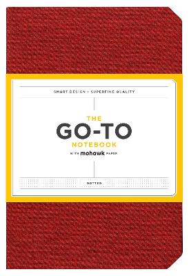 Go-To Notebook with Mohawk Paper, Brick Red Dotted