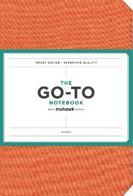 Go-To Notebook with Mohawk Paper, Persimmon Orange Blank