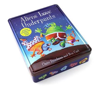 Aliens Love Underpants Anniversary Tin by Claire Freedman  (9781471167997/Novelty book)