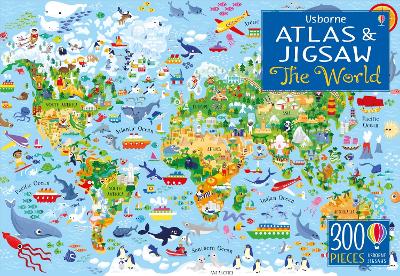 Usborne Atlas and Jigsaw The World