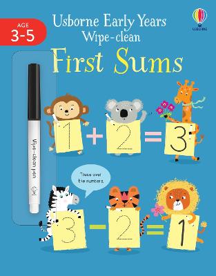 Early Years Wipe-Clean First Sums