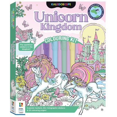 Kaleidoscope Colouring Kit Pastel Unicorns and More