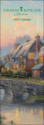 Thomas Kinkade Studios 2024 Slim Wall Calendar