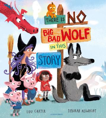 Cover for There Is No Big Bad Wolf In This Story by Lou Carter