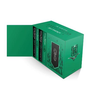 Cover for Harry Potter Slytherin House Editions Hardback Box Set by J.K. Rowling