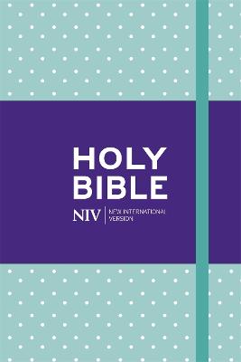 NIV Pocket Mint Polka-Dot Notebook Bible