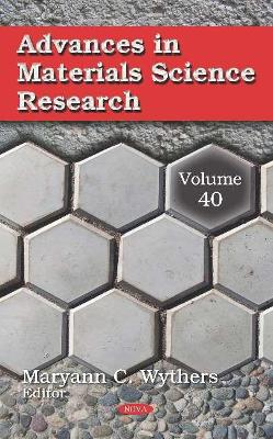 Advances in Materials Science Research.