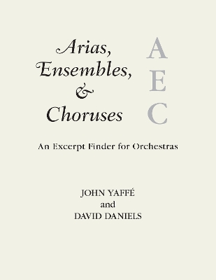 Arias, Ensembles, & Choruses