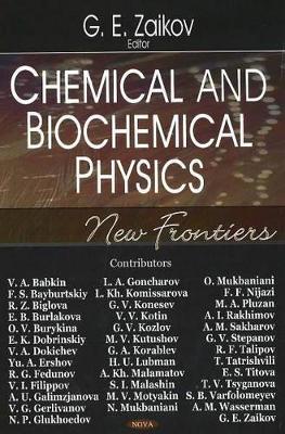 Chemical & Biochemical Physics