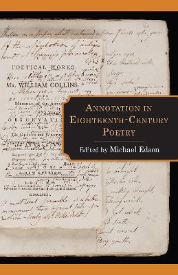 Annotation in Eighteenth-Century Poetry