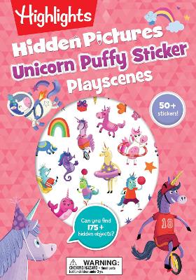 Unicorn Puffy Sticker Playscenes