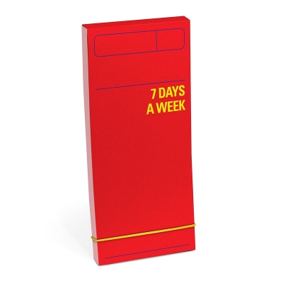 Knock Knock 7 Days a Week Planner (Red)