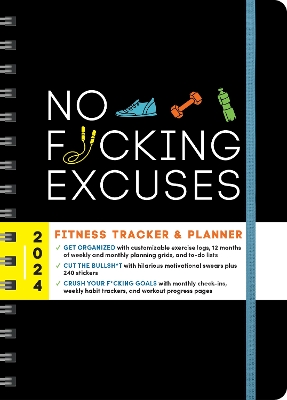 2024 No F*cking Excuses Fitness Tracker