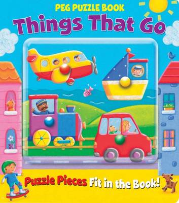 Peg Puzzle Book - Things That Go
