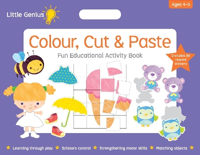 Little Genius Mega Pad - Colour, Cut & Paste