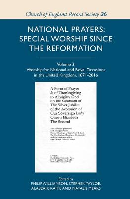 National Prayers: Special Worship since the Reformation