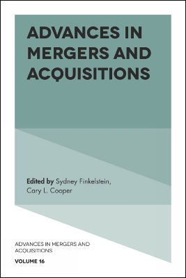 Advances in Mergers and Acquisitions