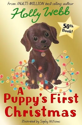 Cover for A Puppy's First Christmas by Holly Webb
