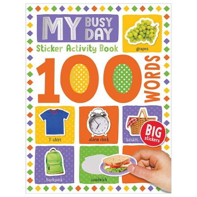 100 My Busy Day Words Sticker Activity