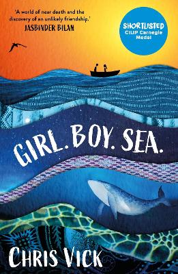 Cover for Girl. Boy. Sea. by Chris Vick