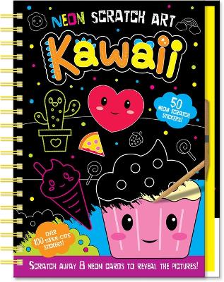 Neon Scratch Art Kawaii