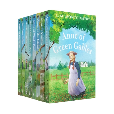 The Complete Collection Anne Of Green Gables 8 Books Set Anne Of Green Gables, Anne Of Avonlea, Anne Of The Island, Anne Of Windy Poplars, Anne's House Of Dreams, Anne Of Ingleside, Rainbow Valley & R