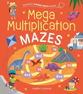 Fantastic Finger Trace Mazes: Mega Multiplication Mazes