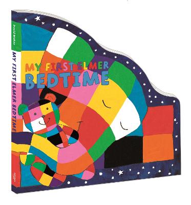 My First Elmer Bedtime Shaped Board Book