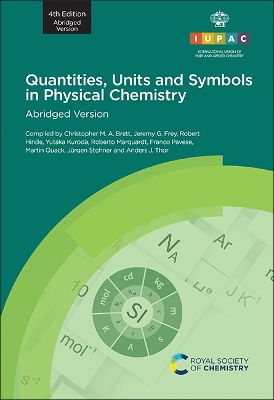 Quantities, Units and Symbols in Physical Chemistry