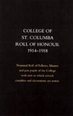 College of St Colomba Roll of Honour 1914-18