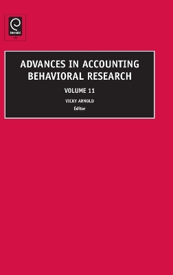 Advances in Accounting Behavioral Research