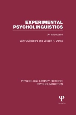 Experimental Psycholinguistics (PLE: Psycholinguistics)