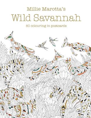 Millie Marotta's Wild Savannah Postcard Box