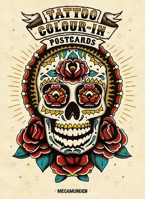 Tattoo Colour-In Postcards