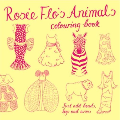 Rosie Flo's Animals Colouring Book - yellow