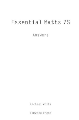 Essential Maths 7S Answers