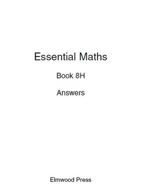 Essential Maths 8H Answers