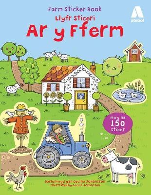 Llyfr Sticeri ar y Fferm/Farm Sticker Book