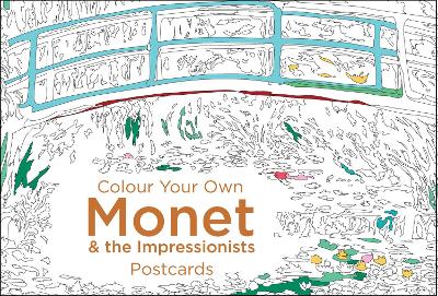 Colour Your Own Monet & the Impressionists Postcard Book