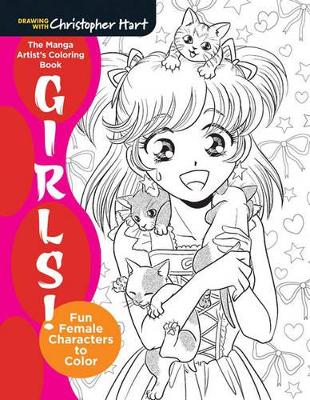 The Manga Artist's Coloring Book: Girls!