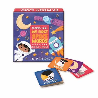 My First Space Words in English & Spanish Memory Game