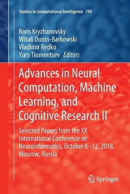 Advances in Neural Computation, Machine Learning, and Cognitive Research II