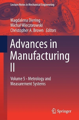 Advances in Manufacturing II